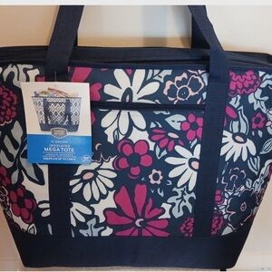 12 gallons Mega Tote Insulated Bag - Navy and Pink